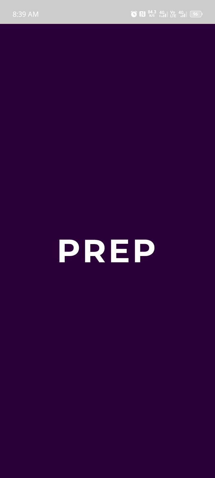 App dashboard showing a project overview with upcoming tasks and progress.